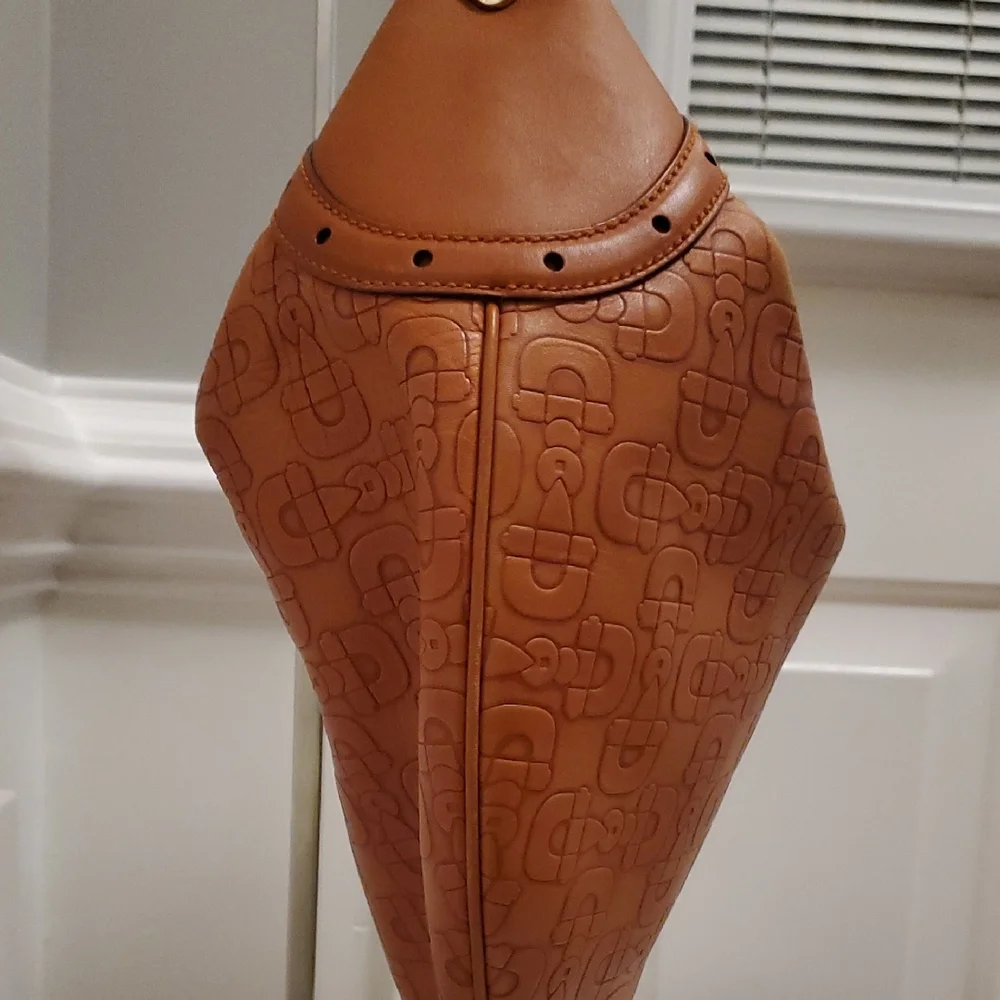 Authentic Gucci Horsebit Design Leather Hobo Bag